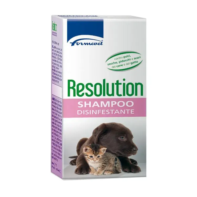 Esclusivo Formevet Resolution Shampoo Disinfestante Cani e Gatti 200 ml