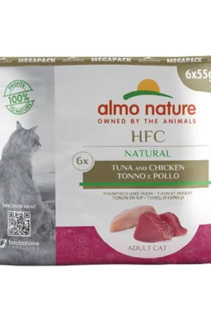 Almo Nature Classic Pollo e Tonno per gatto Value Pack 6 x 55 g Offerta Limitata
