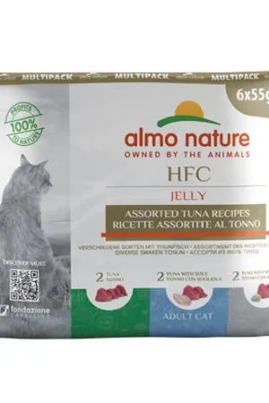 Almo Nature Classic Multi Pack assortimento al tonno per gatto 6 x 55 g Economico