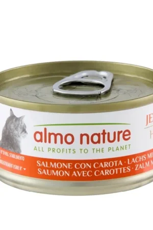 Spedito Oggi Almo Nature HFC Jelly Salmone con carote per gatto 24 x 70 g
