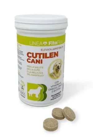 Spedizione Espresso Trebifarma Cutilen Cani Integratore Salute e Bellezza del Mantello 50 Compresse