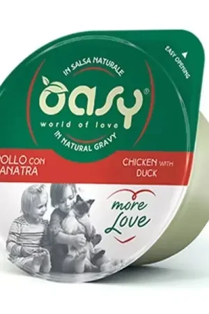Prezzo Basso Oasy Cat More Love Umido 70gr Pollo Con Anatra Cup In Salsa Naturale