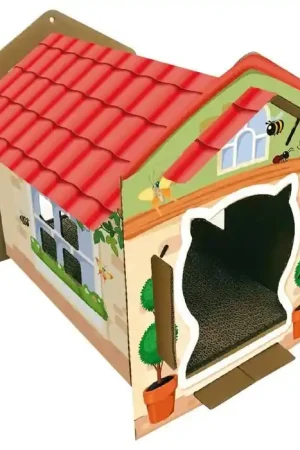 Economico Croci Tiragraffi in cartone modello Villa Color 42 x 35 x 50 cm