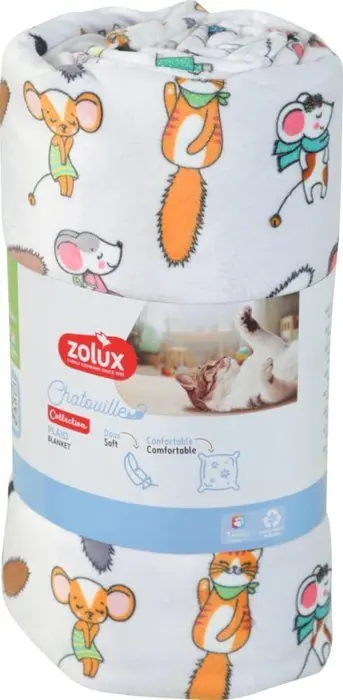Quantità Limitata Zolux Plaid Chatouille per gatto 152,5 x 74 cm