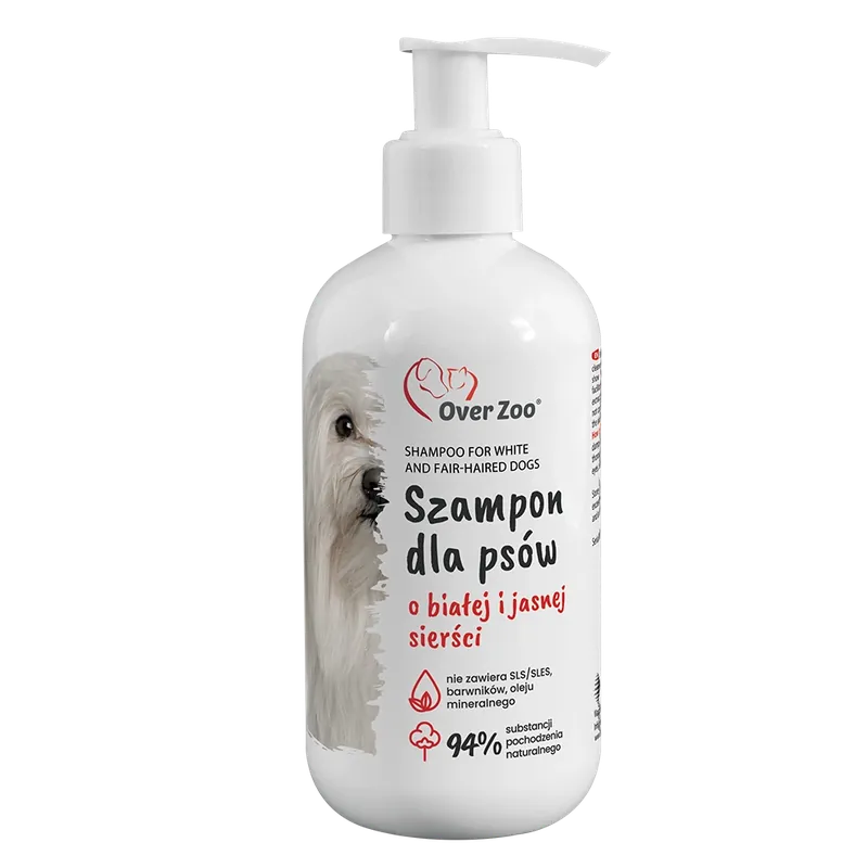 Occasione Imperdibile OVER ZOO Shampoo per cani per manti bianchi e chiari 250ml