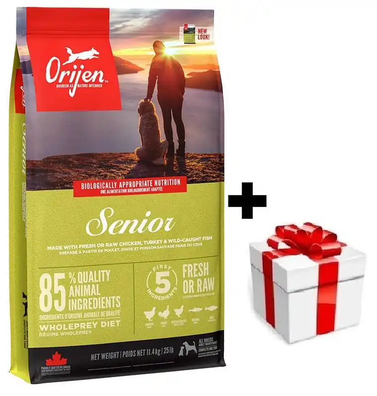 Quantità Limitata Orijen Senior 11,4kg + sorpresa per il cane GRATIS