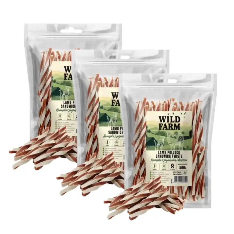 Occasione Imperdibile WILD FARM – Panino con agnello e merluzzo 3x500 g