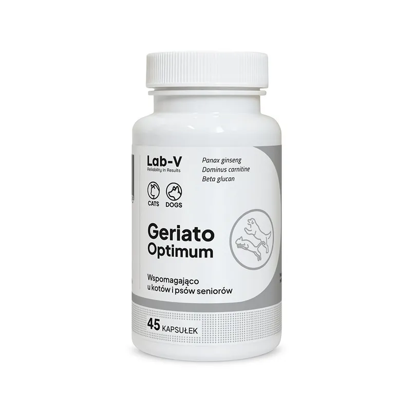 Compra Online LAB-V Geriato Optimum - Supporto alla salute degli anziani per cani e gatti 45 capsule