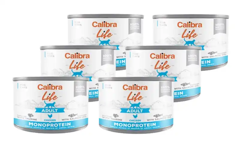 CALIBRA Cat Adult Life Pollo 6x200g Affare