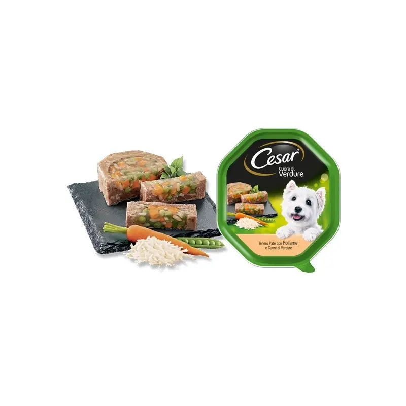 Miglior Prezzo Cesar Pollame e Cuore di Verdure 150 gr.