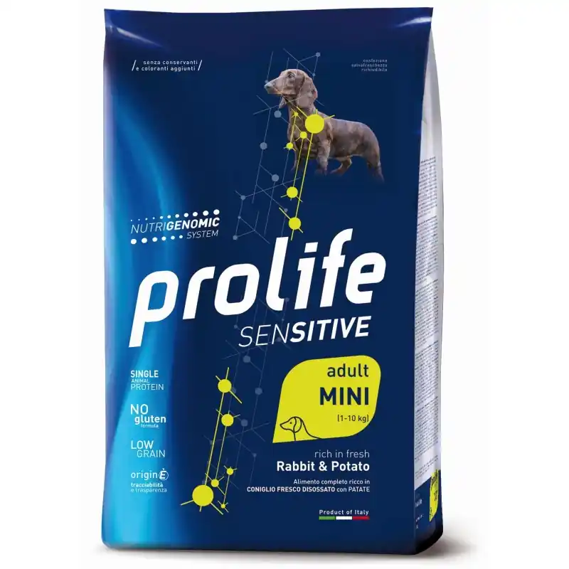 Prolife Sensitive Adult Rabbit & Potato - Mini 600 gr Direttamente Dal Produttore