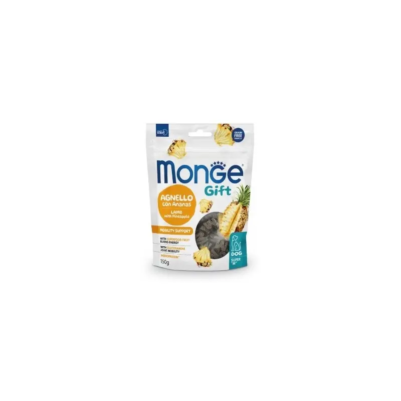 Monge Gift Mobility Support Dog Agnello con Ananas Super “M” 150 gr Soddisfatti O Rimborsati