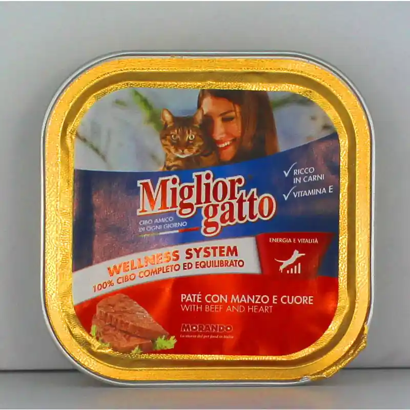Offerta MIGLIOR GATTO PATE‘ MANZOeCUORE VASCHETTA 100 GRAMMI