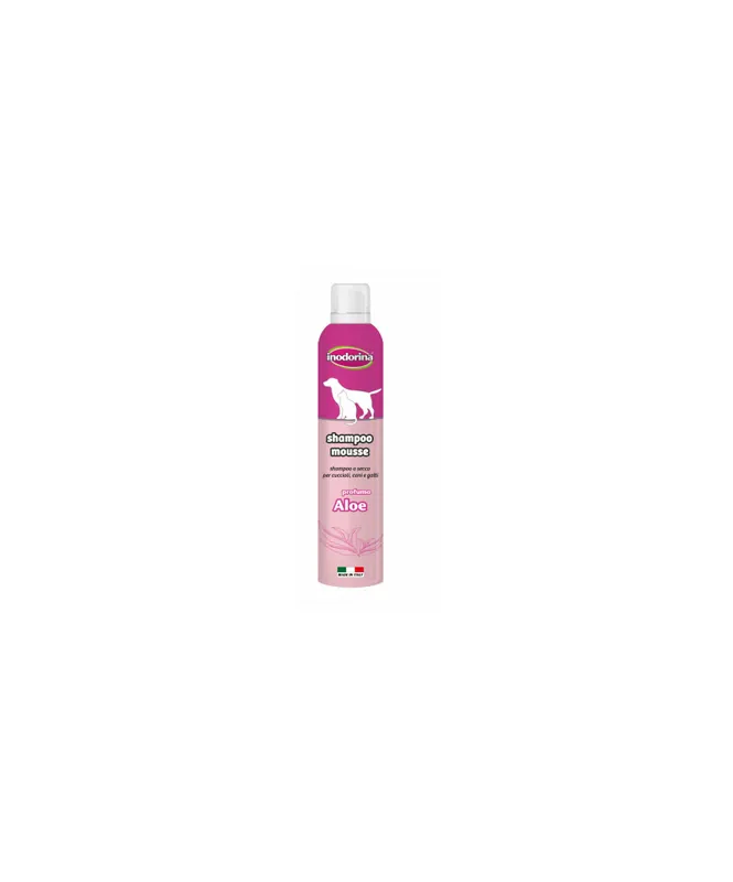 Inodorina Shampoo Mousse per cuccioli, cani e gatti all‘Aloe da 300 ml Saldi