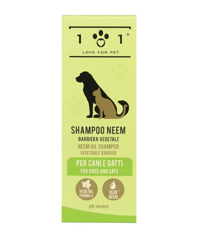 Linea101 Shampoo con Olio di Neem per Cani e Gatti da 250 ml Promozione