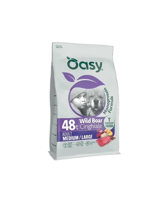 Spedizione Espresso Oasy Mono per Cani Medium/Large Cinghiale 10kg