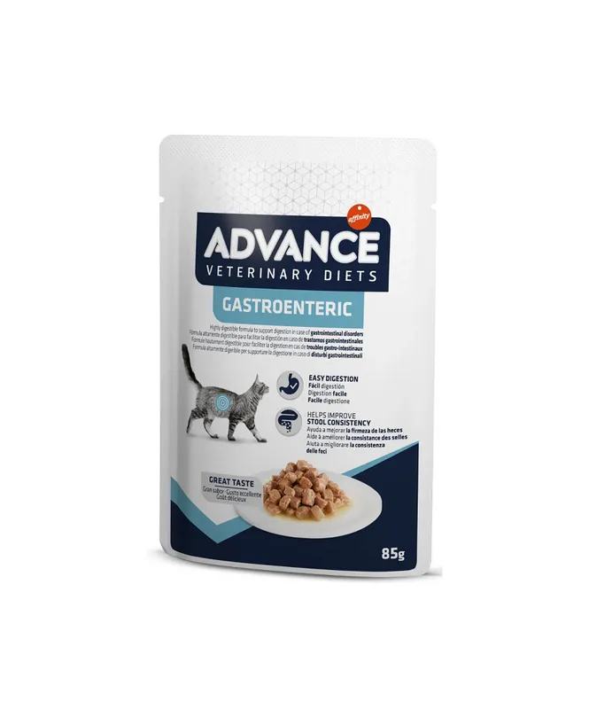 Esclusivo Advance Veterinary Diets Gastroenteric per Gatti bst da 85 gr