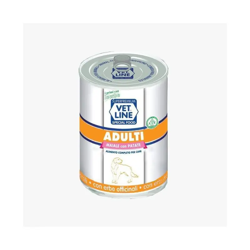 Vet line adulti maiale e patate 400gr Sconto