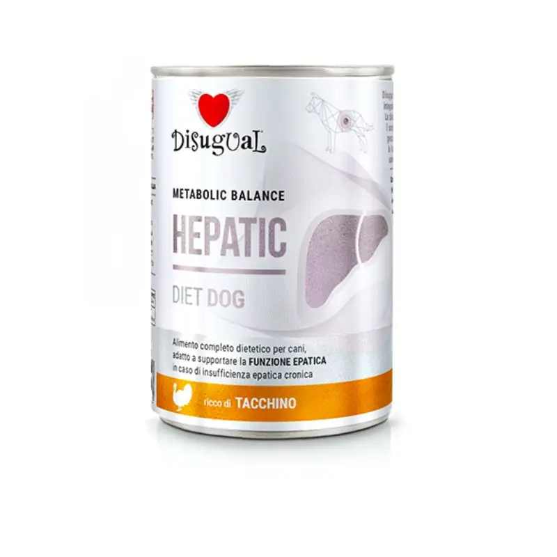 Disugual dog metabolic balance hepatic tacchino 400gr Spedizione Espresso