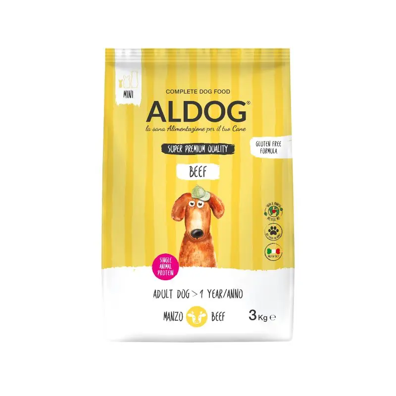 Aldog adult manzo mini 3kg Ultime Pezzi