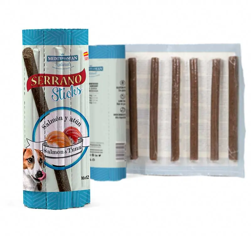 Prezzo Conveniente Serrano sticks salmone e tonno 16x12gr