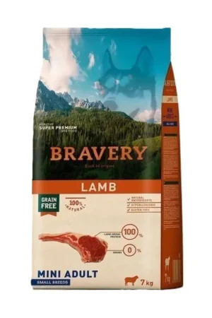 Bravery dog adult lamb mini 7kg Prezzo Basso