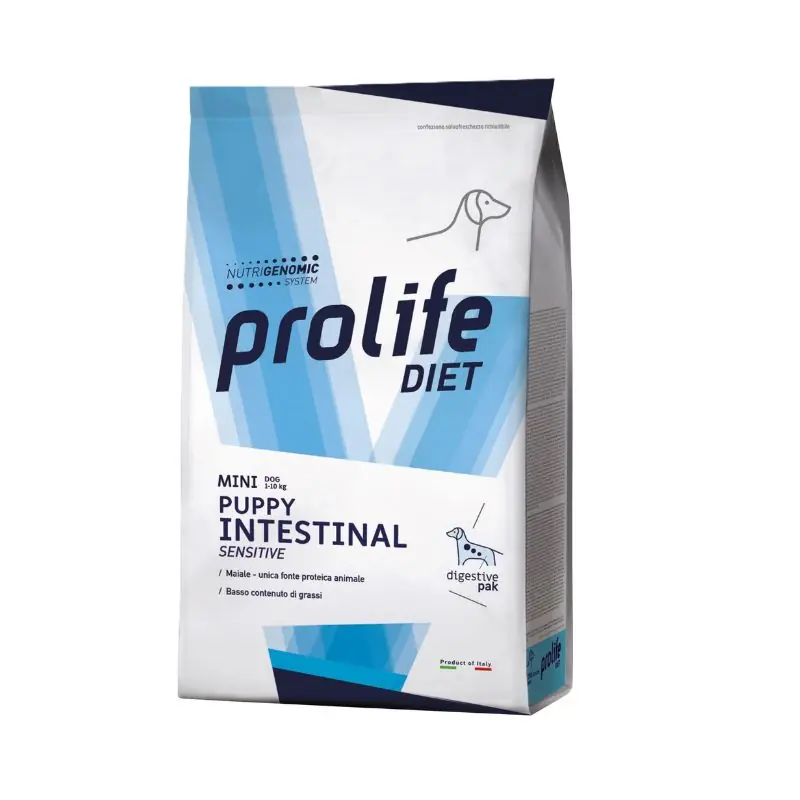 Prolife diet dog puppy intestinal sensitive mini 5kg Scelto Dai Clienti