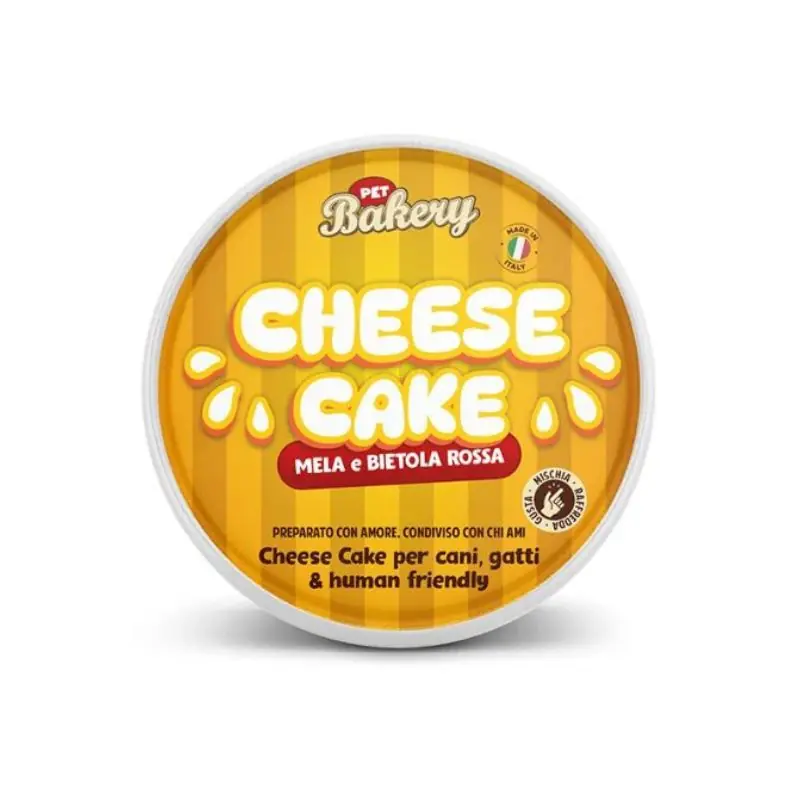 Pagamento Sicuro Pet bakery cheesecake mela e bietola rossa 50gr