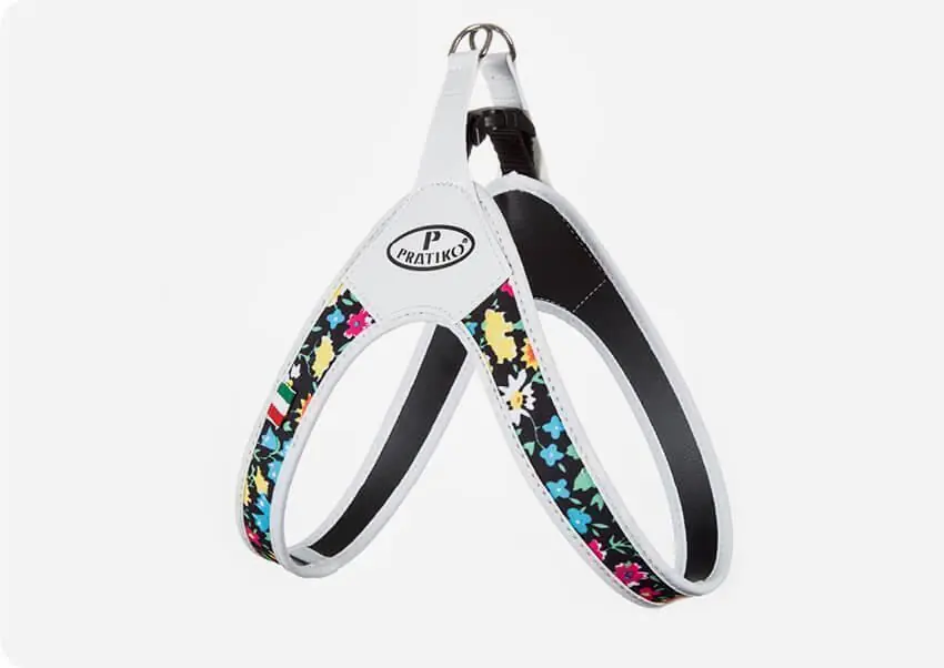 Compra Adesso Pratiko pet pettorina fashion fiori/bianco taglia 2.5