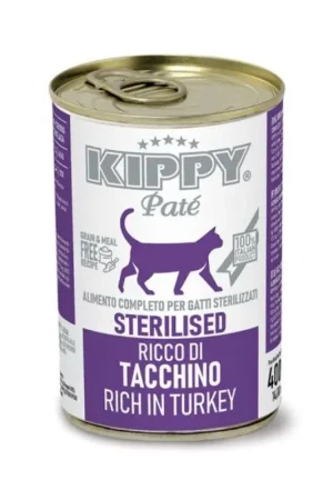 Kippy cat sterilised tacchino 400gr Popolare