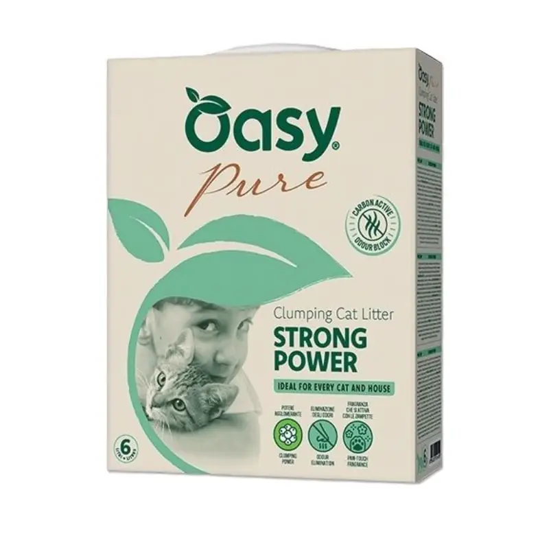 Oasy lettiera minerale pure strong power 6l Occasione