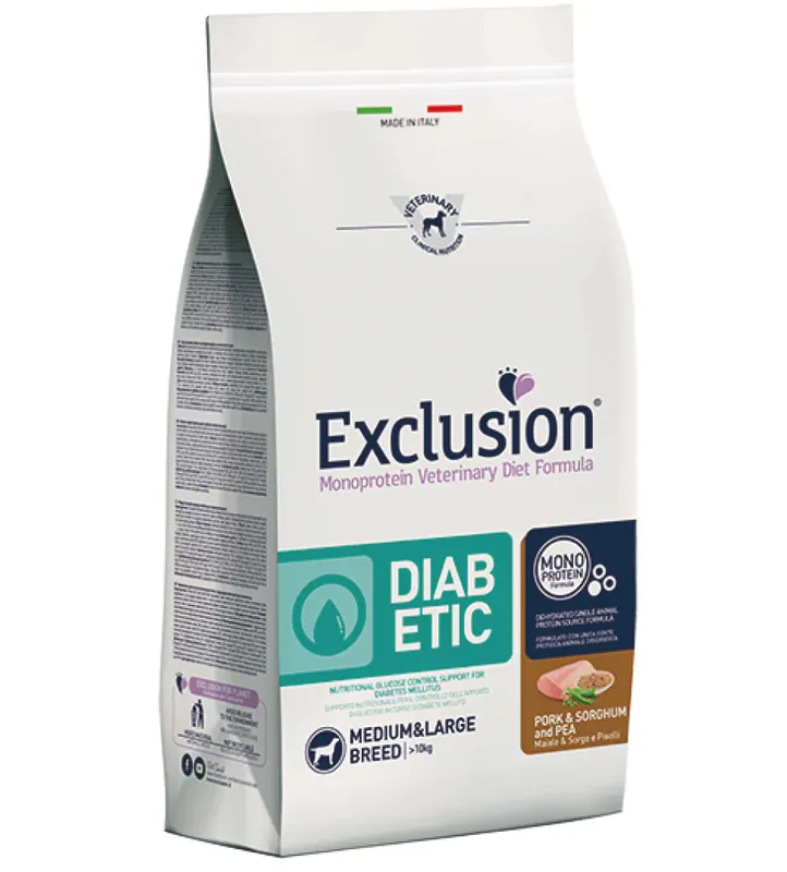 Exclusion - Veterinary Diet Canine - Diabetic - Medium/Large Offerta
