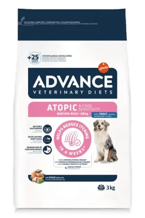 Advance - Veterinary Diets Canine - Medium/Maxi - Atopic - 3kg Offerta Del Giorno