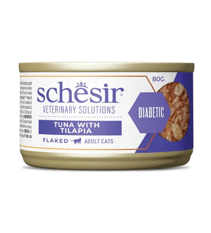 Schesir - Veterinary Solution Feline - Fiocchi - Diabetic - 80gr Spedizione Espresso