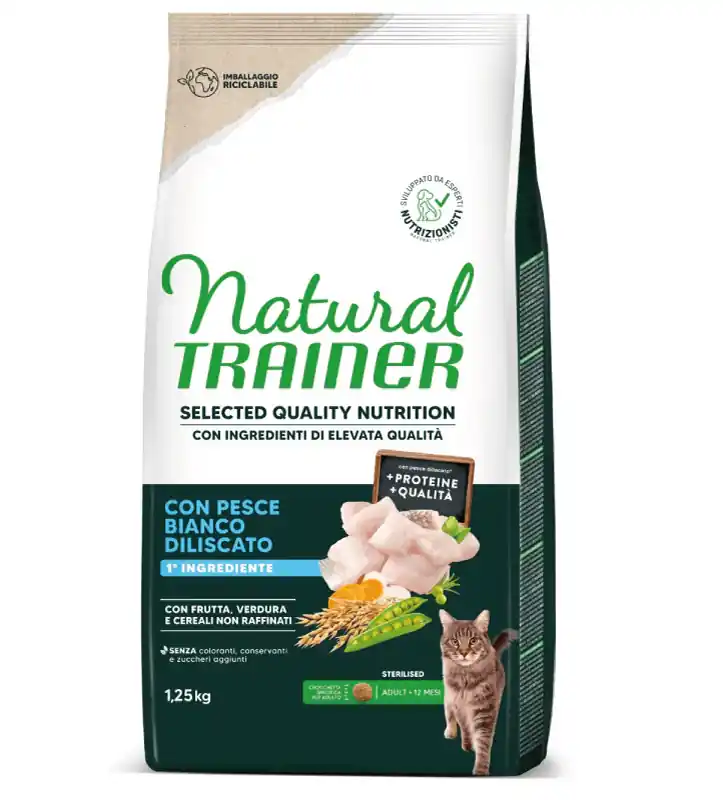 Solo Oggi Trainer Natural Cat - Selected Quality Nutrition - Adult Sterilizzato - 1.25kg