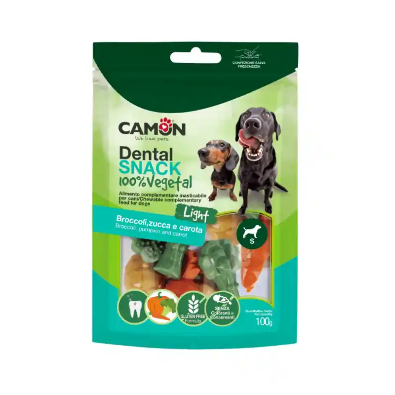 Dental Snack Vegetali Broccoli Zucca e Carota per Cani Ultime Pezzi