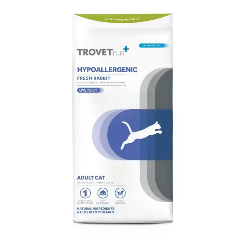 Trovet Plus Hypoallergenic Coniglio per Gatti Prezzo Ridotto