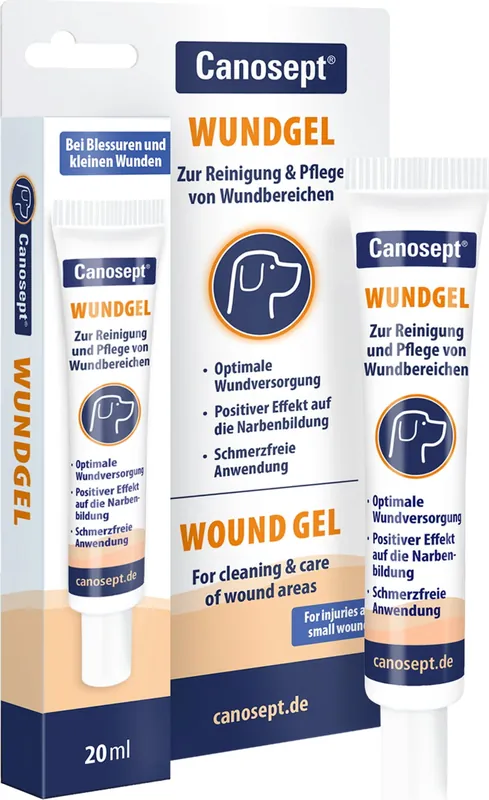 Affare Canosept Gel per Ferite per Cani, 20 ml