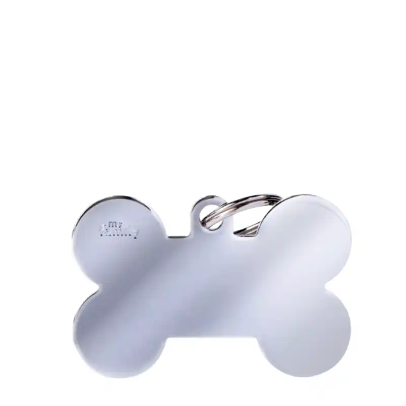 My Family - Medaglietta Basic - Osso Grande Argento Bestseller