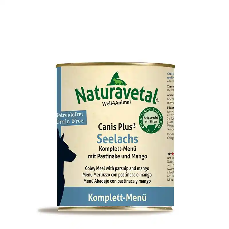 NATURAVETAL - MENU‘ COMPLETO MERLUZZO CON PASTINACA E MANGO Nuova Collezione