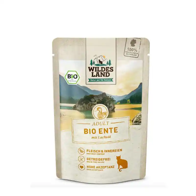 Must-Have WILDES LAND - GATTO BIO - ANATRA CON OLIO DI SALMONE