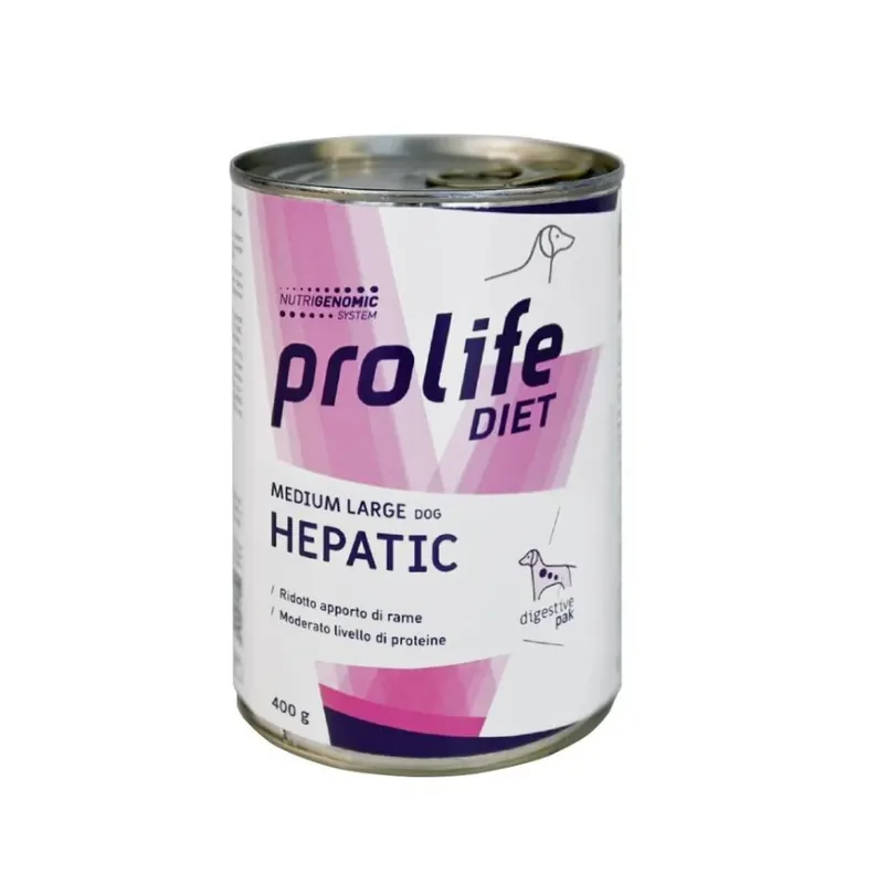 Prolife - Per Cani Vet Hepatic 400 Gr Subito Disponibile