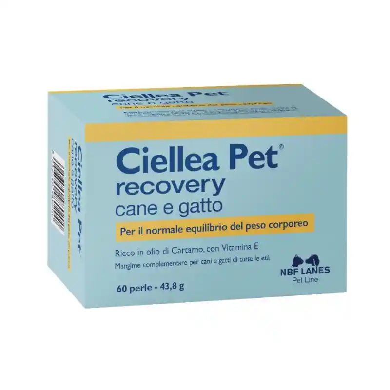Promozione CIELLEA PET RECOVERY (60 perle) - Mangime complementare dietetico per il controllo del peso in cani e gatti - CentroVete