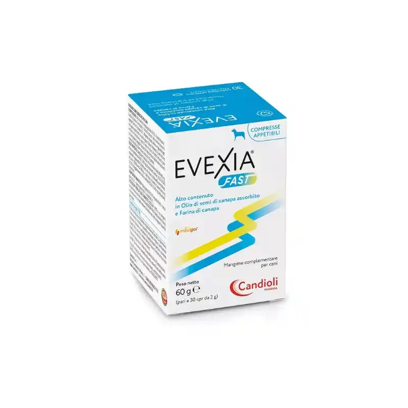 Scelto Dai Clienti EVEXIA FAST - Complemento a base di olio di canapa per il benessere articolare e il sollievo del dolore di cani e gatti - CentroVete