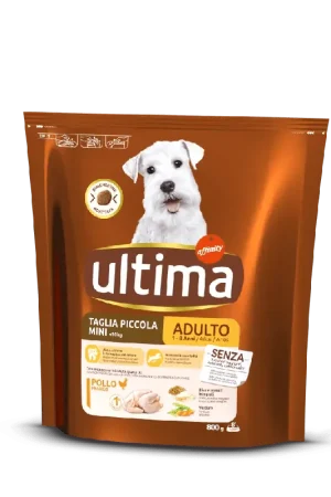 Spedizione Espresso Ultima Dog Mini (1-10 kg) Adult (1-8 Anni) Pollo 800 g