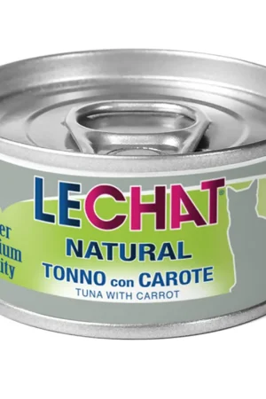 LeChat Natural Tonno con Carote 80 g Esclusivo