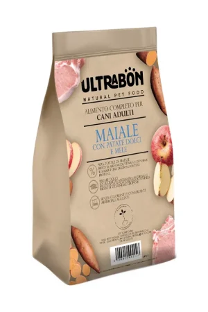 Compra Oggi Stesso Ultrabon Cibo Per Cani Adulti Gusto Maiale Patate Dolci E Mele