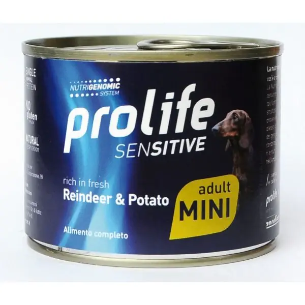Prolife Sensitive Cani Adulti Mini Renna E Patate A Buon Prezzo