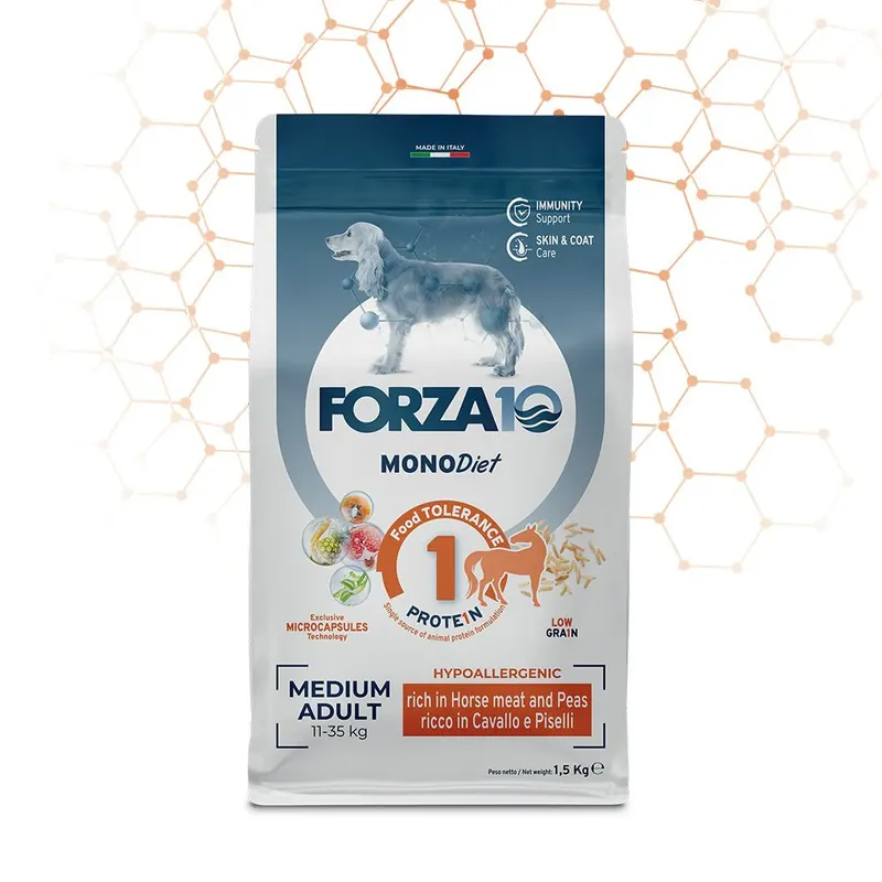 Forza10 Diet Low Grain Cibo Per Cani Medium Gusto Cavallo Offerta Limitata