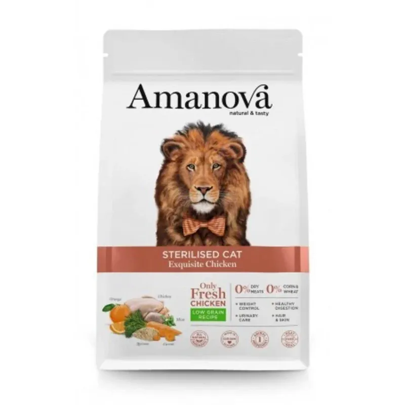 Amanova Cibo Per Gatti Sterilised Exquisite Chicken Must-Have